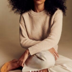 ✨last call! NWT Sezane Amiel Cream Sweater Black Friday sale!